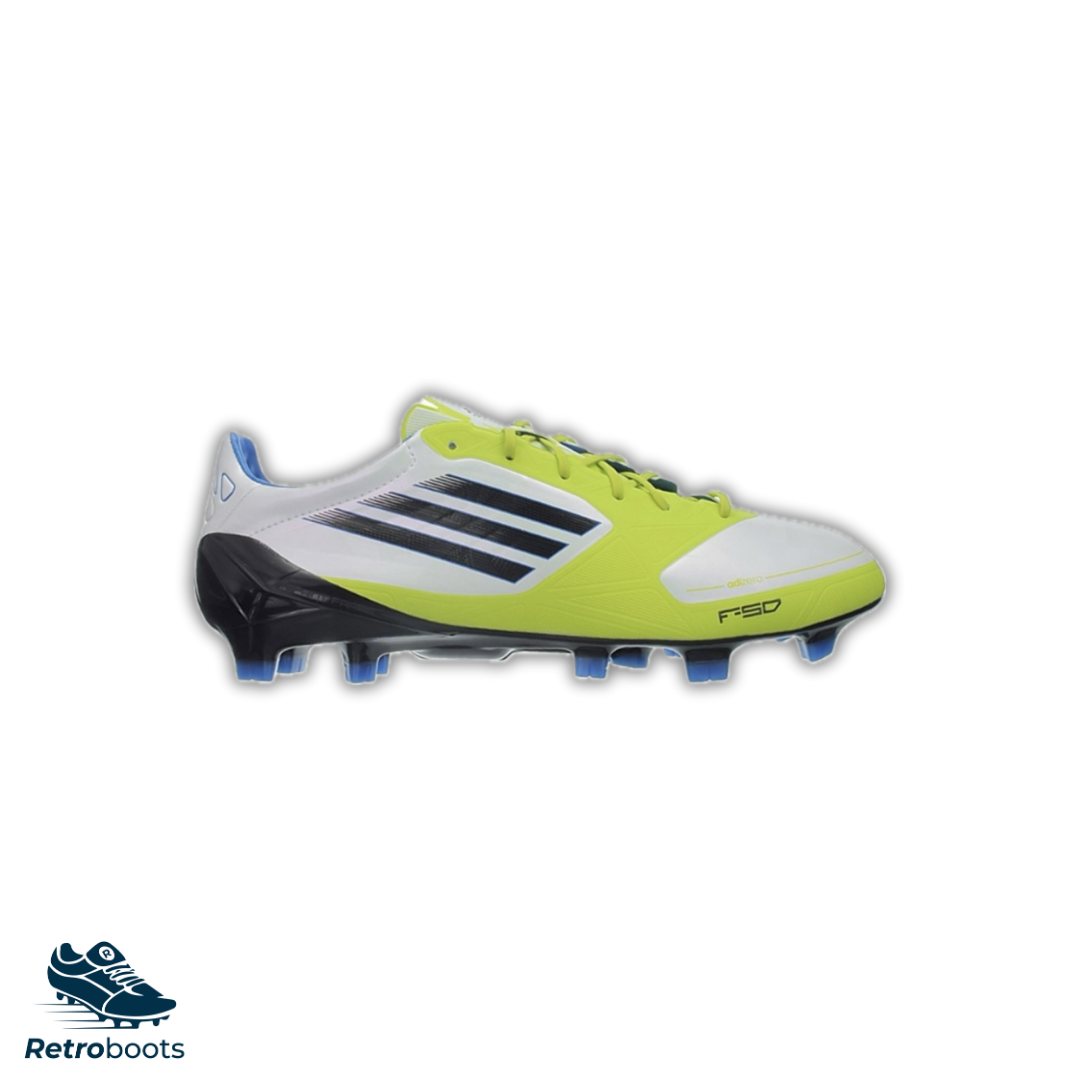 Adidas F50 Adizero FG V21437 Weiß/ Gelb/ Schwarz 