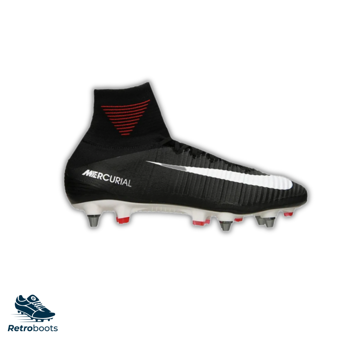 Nike Mercurial Superfly V SG-Pro 831956-002 Schwarz/ Weiß 