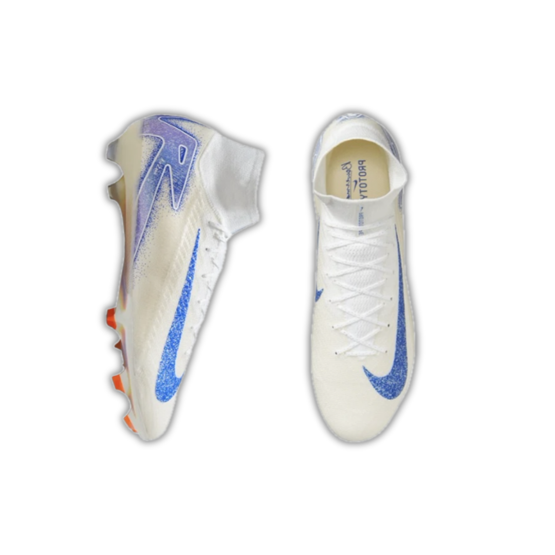 Nike Mercurial Superfly 10 Elite FG HJ9293-100 Weiß/ Blau 