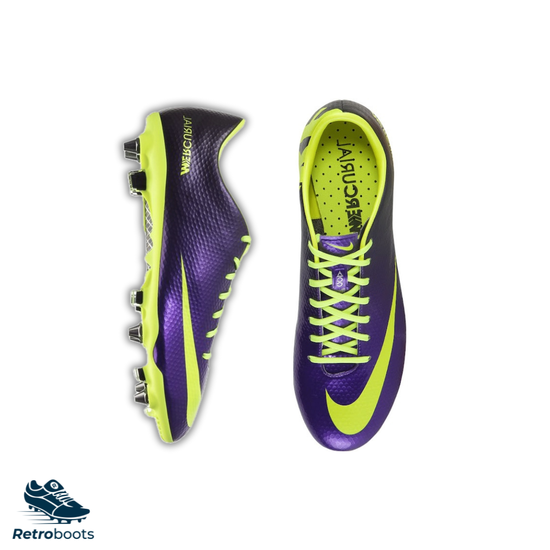 Nike Mercurial Vapor IX Elite SG 555607-570 Lila Yellow