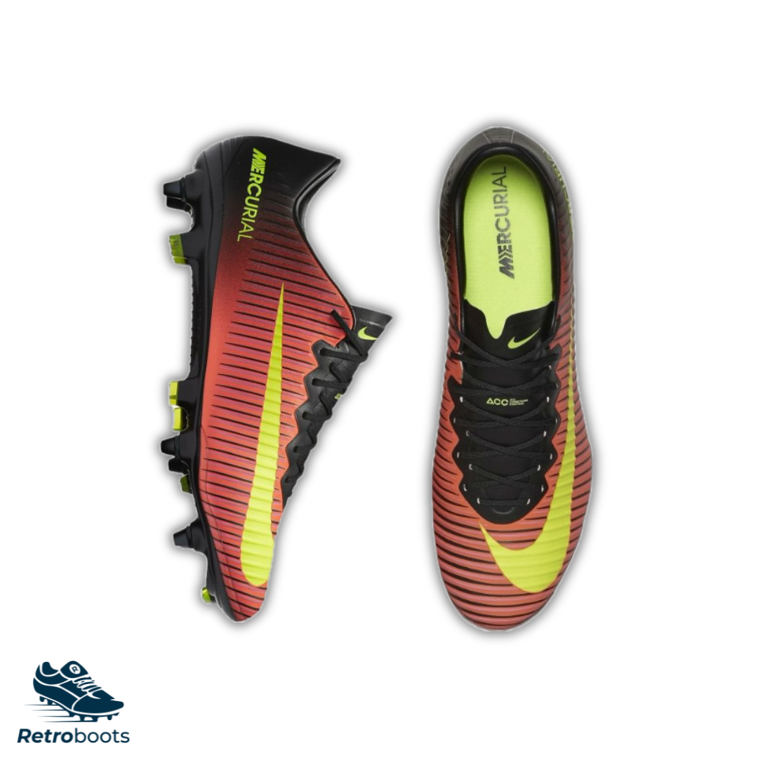 Nike Mercurial Vapor IX Elite SG-Pro 831941-870 Red Black