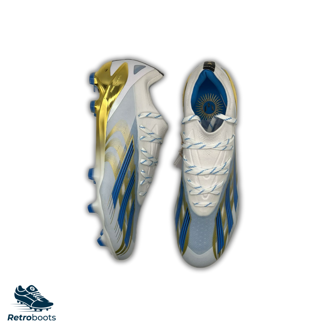 Adidas X Crazyfast Messi.1 FG Las Estrellas ID3529 Weiß/ Gold/ Blau
