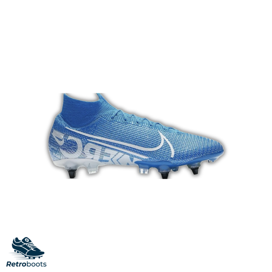 Nike Mercurial Superfly VII Elite SG AC AT7894-414 Blue/ White&nbsp;