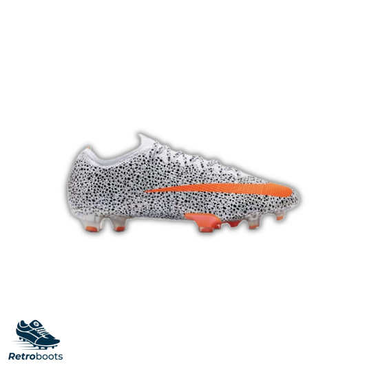 Nike Mercurial Vapor XIII Elite FG CR7 Safari CV3170-180 Weiß/ Schwarz/ Orange