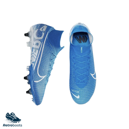 Nike Mercurial Superfly VII Elite SG AC AT7894-414 Blue/ White