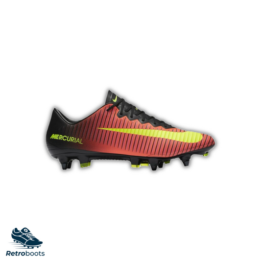 Nike Mercurial Vapor IX Elite SG-Pro 831941-870 Red Black